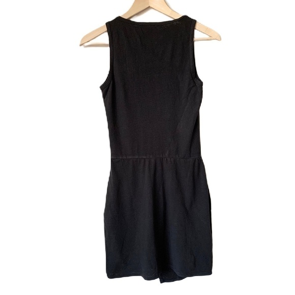 PAM & GELA REVOLVE Cotton LINEN Mini Black Tank T-Shirt Dress Size XS NEW - Picture 6 of 11
